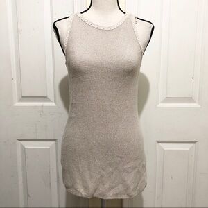 WHBM Knit Sleeveless Tunic Top